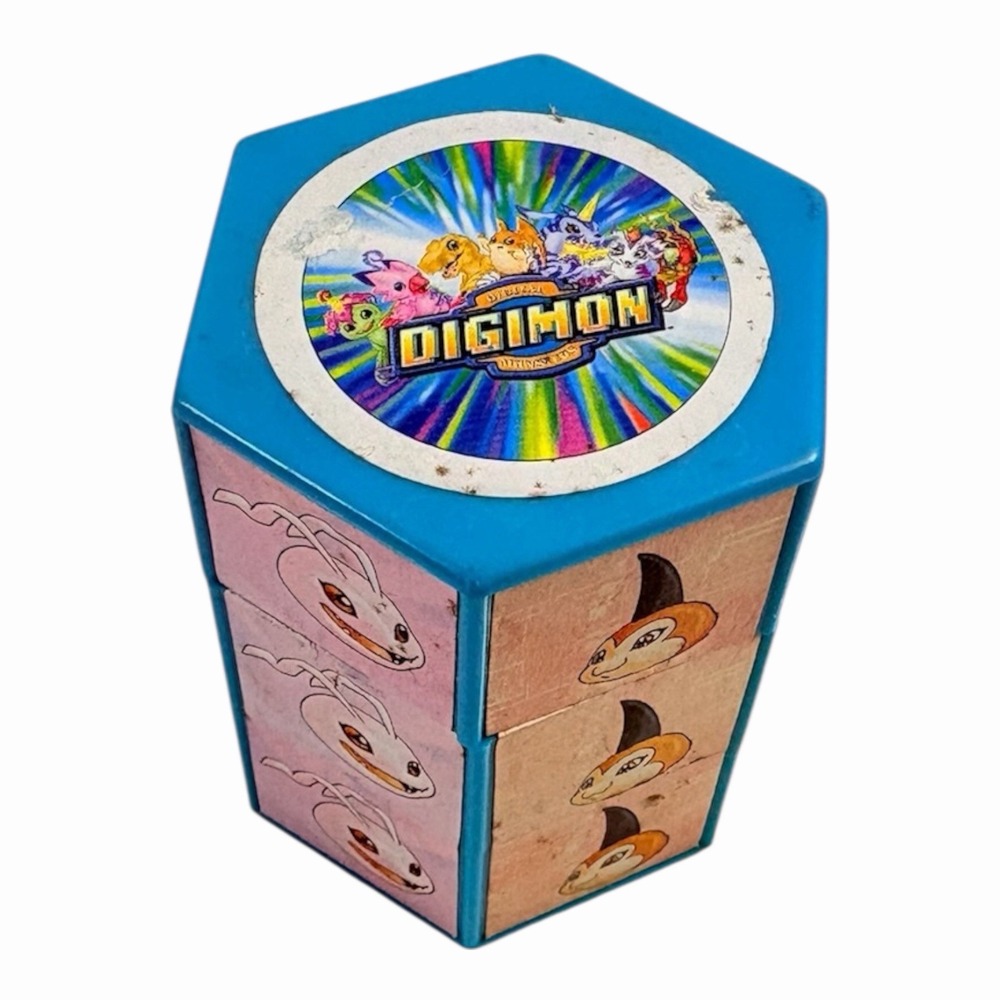 Digimon Puzzle Twist & Match Toy 2000 Vintage Pre-owned
